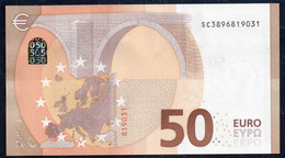 50 EURO ITALY  LAGARDE S048 SC  Ch  "89"  UNC - 50 Euro