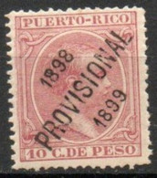 PUERTO RICO 1898 * AMINCI-THINNED - Puerto Rico