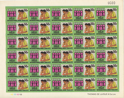 Ghana, 1972, 50 P., International Book Year, United Nations, Imperforated Sheet, MNH, Michel 461B - Ghana (1957-...)