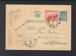 Rumänien Romania GSK Mit ZuF 1942 Caransebes Nach Tighina Basarabia Zensur Lugoj - World War 2 Letters