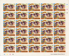 Ghana, 1976, Scouting, World Jamboree Norway, Scouts, Imperforated Sheets, MNH, Michel 613-616B - Ghana (1957-...)