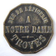 Jeton Publicitaire A Notre Dame - TROYES - Monedas / De Necesidad