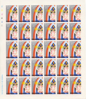 Ghana, 1977, Christmas, Imperforated Sheets, MNH, Michel 718-723B - Ghana (1957-...)