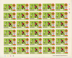 Ghana, 1978, African Soccer Cup, Football, Imperforated Sheets, MNH, Michel 746-749B - Ghana (1957-...)