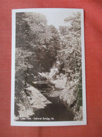 RPPC. Lace Falls. Natural Bridge.  Virginia    Ref 5639 - Virginia Beach