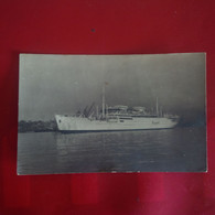 CARTE PHOTO BATEAU A IDENTIFIER - Paquebote