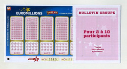 Grilles De Loterie Non Utilisée. Euromillions Bulletin De Groupe. Suisse Schweiz Switzerland Svizzera. Voir 2 Images - Lottery Tickets