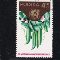 Pologne, Poland, Polska, 1974 3235 Légume, Vegetable, Pois. Peas - Vegetables