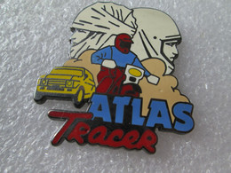 RARE  PIN'S   RALLYE  ATLAS   TRACER   RANGE  ROVER   Zamak - Rallye