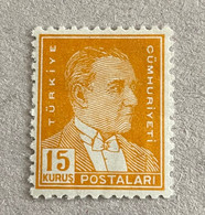 1944 Atatürk Postage Stamps MH Isfila 1516 - Unused Stamps
