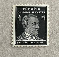 1944 Atatürk Postage Stamps MNH ( With Yellow Points) Isfila 1514 - Neufs