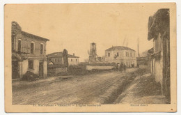 CPA - MACEDOINE - VERBENT - L'Eglise Bombardée - Noord-Macedonië
