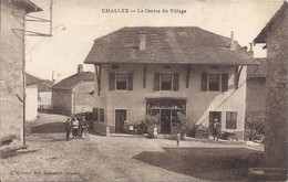 CPA 01 CHALLEX Le Centre Du Village - Sonstige Gemeinden