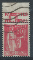 PI-/-165-n° 283c TYPE IIA, OBL. PUB " PAILLETTES FER A CHEVAL   " ,  IMAGE DU VERSO SUR DEMANDE, - Used Stamps