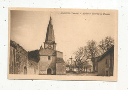 Cp , 86 , MAZEUIL , L'église Et La Croix De Mission , écrite - Sonstige & Ohne Zuordnung