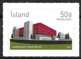 Islande 2018 N°1476 Neuf Bibliothèque Nationale - Usati