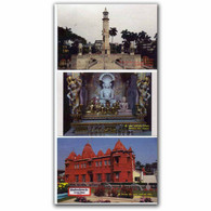 India 2016, Kolkata Jainism Dhawja Yatra Set Of 6 Picture Postcards - Pictorial Cancellation (**) Inde Indien - Covers & Documents