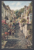 Vintage Postcard Postale Carte Postkarte High Street Clovelly Devon - Clovelly