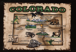Map Of Colorado USA - Gelaufen - Ohne Zuordnung