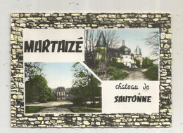 Cp , 86 , MARTAIZE , Le Château DeSAUTONNE ,laiterie , Voyagée 1983 , Multivues - Sonstige & Ohne Zuordnung