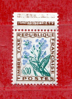 FRANCE °-1964-71 - TAXE - FLEURS -Yvert. 99  Oblitéré . - 1960-.... Oblitérés