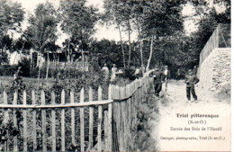 TRIEL PITTORESQUE  ENTREE DES BOIS D L'HAUTIL - Triel Sur Seine