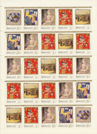 SU – 1989 – Mi. 6003-6007 Als Postfrische**ZD Bogen MNH - Feuilles Complètes