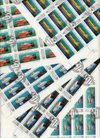 SU – 1990 – Mi. 6138-6142 Als Gestempelte Gebrauchte Bogen Satz USED - Full Sheets