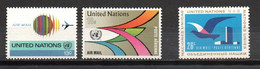 Nations-Unis - New-York YT PA 19-21 Neuf Sans Charnière - XX - MNH - Poste Aérienne