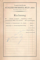 Rechnung  "Landschulheim Schloss Oberried, Belp B.Bern"             1947 - Suisse