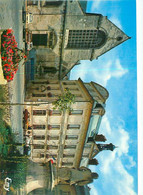 Cpsm  -   Bernay - La Place De L ' Hôtel De Ville, Statue De Jacques Daniel     Q295 - Bernay