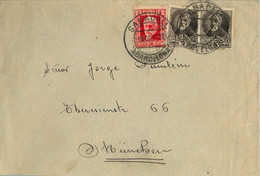 1932 BARCELONA , SOBRE COMERCIAL CIRCULADO ENTRE SABADELL Y MÜNICH - Lettres & Documents