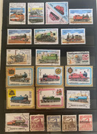 THEMATIQUE TRAINS  104 TIMBRES - Eisenbahnen