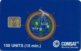 COMSAT : COM07 150u COMSAT SI-4 (ctrl 0989) MINT - [2] Chip Cards