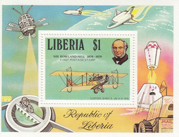 LIBERIA Block 93,unused - Rowland Hill