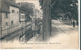 MONTBELIARD  ( 25 )   Bord De La Luzine.   -   Place De L'Enclos   - - Montbéliard