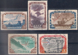 Russia 1951, Michel Nr 1601-05, Used - Gebruikt
