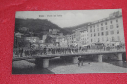 Genova Voltri Il Ponte Con Bellissima Animazione 1912 Ed. ALTEROCCA - Genova (Genoa)