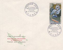 Enveloppe  FDC  1er Jour   NOUVELLE CALEDONIE    5éme  Journée  Météorologique  Mondiale    1965 - FDC