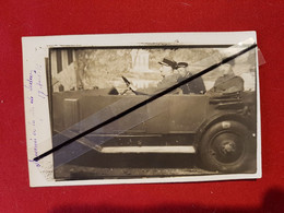 Carte Photo - Souvenir De La Fête De Sedan  ) Militaire, Militaires, Voiture - Sedan