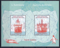 TAAF 2022 - Astrolabe Et Aurora Australis - Blocks & Sheetlets
