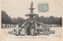 78 - POISSY - Fontaine, Place De La République - Poissy