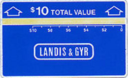 USA_ : MIC-NLT1 10$ LANDIS + GYR 701C (NYT Trial) MINT - [3] Magnetic Cards