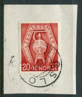 NORWAY 1943 Soldiers' Relief Fund Used On Piece With Clear Date.  Michel 291 - Used Stamps