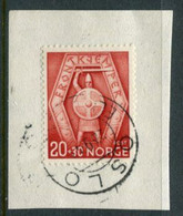 NORWAY 1943 Soldiers' Relief Fund Used On Piece With Clear Date.  Michel 291 - Usados