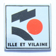 Pin's ILLE ET VILAINE (35) - Le Logo Du Département - L114 - Administrations