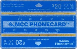 USA_ : MCC-LM1 $20 MCC 2/4mm  USED As Pictured - [3] Magnetkarten