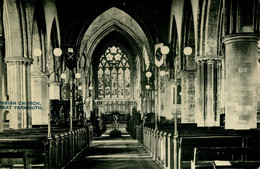 NORFOLK - GREAT YARMOUTH - PARISH CHURCH (Interior) RP Nf740 - Great Yarmouth