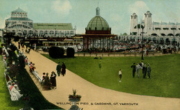 NORFOLK - GREAT YARMOUTH - WELLINGTON PIER AND GARDENS Nf730 - Great Yarmouth