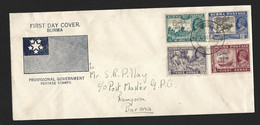 Burma 1947 First Day Cover With 4 Stamps (# D 29) - Asia (Other)
